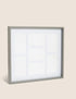 7 Aperture Wood Photo Frame 4x6 inch